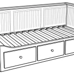IKEA HEMNES Day Bed Frame 3 Drawers Manual Thumb