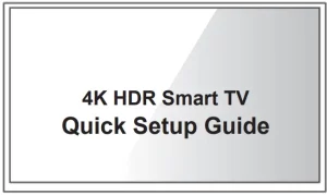 Hisense 4K HDR Smart TV manual Image