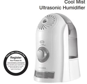 Homedics RCOB-865103 Cool Mist Ultrasonic Humidifier Manual Image