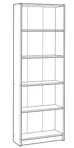 IKEA GERSBY Bookcase manual Image
