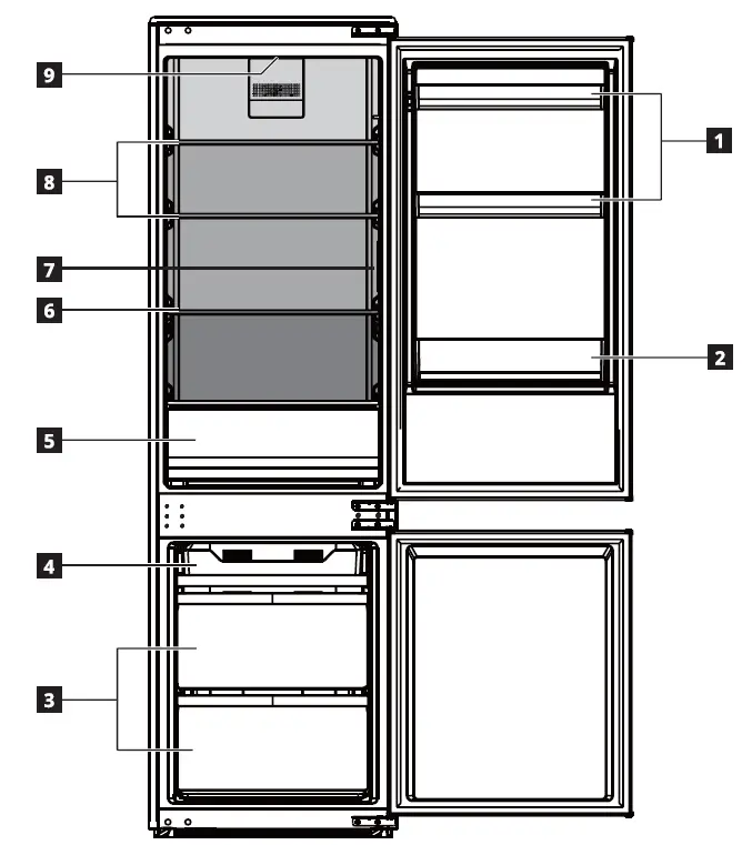 IKEA SUPERKALL Built-In Refrigerator Manual - ItsManual