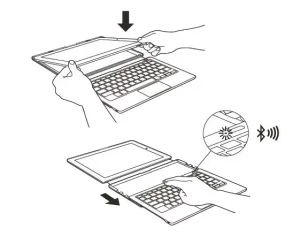 Fire HD 10 Keyboard Case manual Image