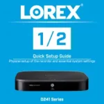 Lorex D241 Series 1080p HD Security DVR Manual Image
