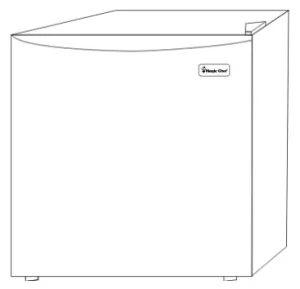 Magic Chef Refrigerator MCBR170WMD and MCBR170BMD Manual Image