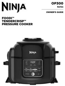 Ninja OP300 Foodi Tendercrisp Pressure Cooker manual Image