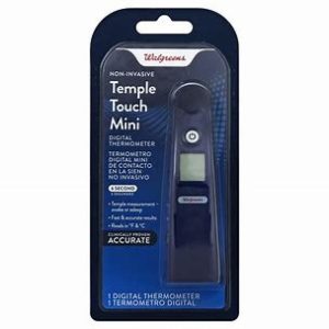Walgreens Mini Temple Digital Thermometer Manual Image
