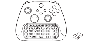 INSIGNIA Chat Pad Controller Keyboard NS-XB1 manual Image