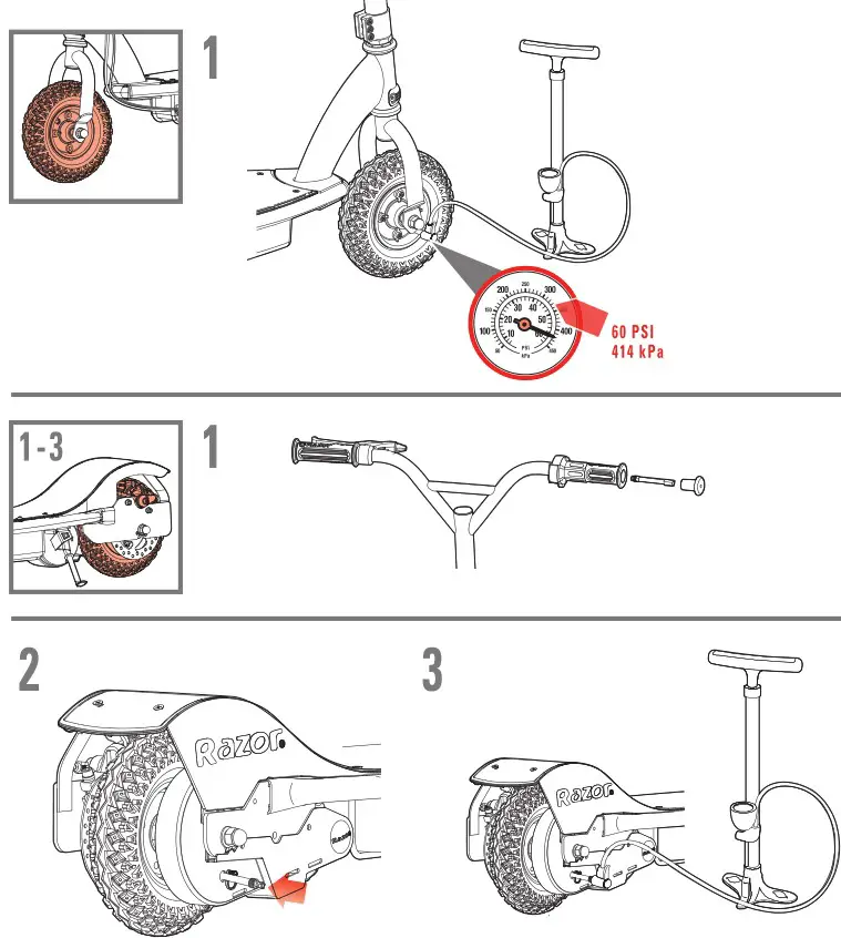 Repairing and maintenance visual instructions