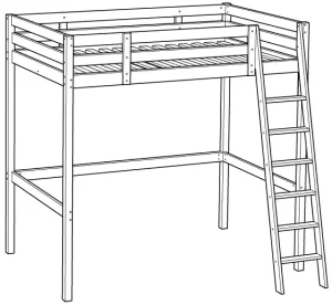 IKEA STORA Loft Bed Canopy manual Image