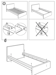 IKEA MALM Bed Frame manual Image