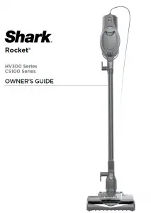 Shark Rocket HV300/CS100 Series Ultra-Light Corded Stick Vacuum Manual Image