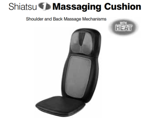 Homedics SBM-500H Shiatsu 1 Massaging Cushion manual Image