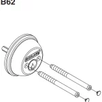Single Cylinder Deadbolt B60/B60CS/B60F/B62 Manual Thumb