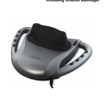 Homedics SM-100 Therapist Select Kneading Shiatsu Massager manual Thumb