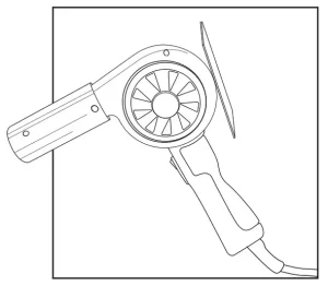 ULINE Deluxe Heat Gun H-8094 manual Image