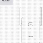 Victure WE1200 Wi-Fi Range Extender Manual Image
