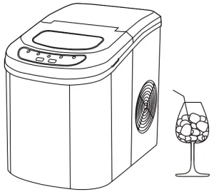 VIVOHOME X002OF756H Portable Automatic Ice Maker Manual Image