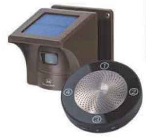eMACROS HS002W W Wireless Solar Driveway Alarm System Manual Image