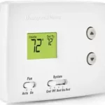 Honeywell RTH3100C Heat Pump Non-Programmable Digital Thermostat Manual Thumb