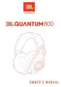 JBL Quantum 800 Manual Image