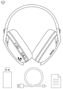 logitech G435 Headset Manual Image