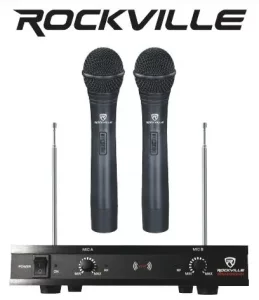 ROCKVILLE WIRELESS MICROPHONE SYSTEM RWM1202VH V2 Manual Image