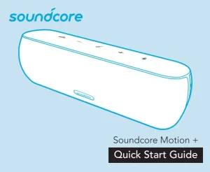 soundcore Motion + Bluetooth Speaker manual Image