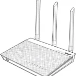 ASUS Wireless-AC1750 Dual Band Gigabit Router Manual Image