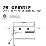 BLACKSTONE 2086 Griddle Electric Air Fryer Hood Manual Image