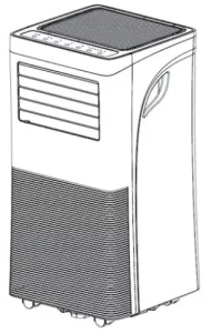 COSTWAY FP10123US Portable Air Conditioner Manual Image