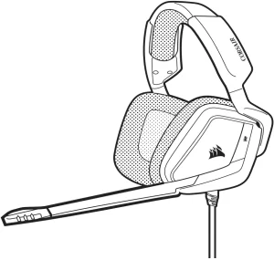 CORSAIR Void RGB Elite USB Headphones Manual Image