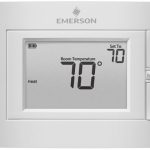 EMERSON 1F83C-11NP Non-Programmable Thermostat Manual Thumb