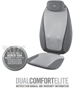 Homedics MCS-380H Dual Comfort Elite manual Image