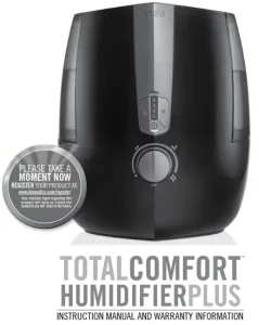 Homedics UHE-WM15 Total Comfort Humidifier Plus manual Image