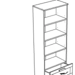 IKEA 903.012.25 BRIMNES Bookcase Manual Thumb