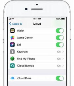 Set up iCloud Drive on iPod touch manual Image