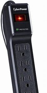 CyberPower 7-Outlet Surge Protector CSB706/CSB7012 Manual Image