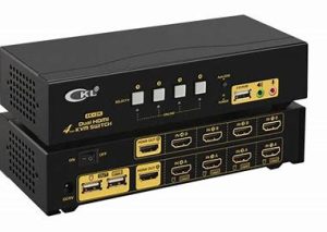 ckl 2 & 4 Port Dual Monitor KVM Switches Manual Image