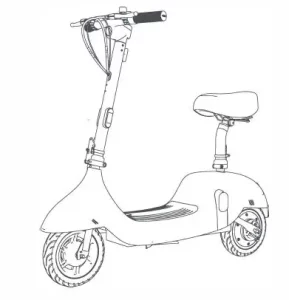 OKAI EA10A Little Seated Electric Scooter Manual Image