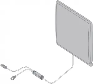 ONE FOR ALL Flat Black Antenna Manual Image