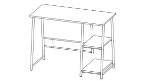 OSP Home FWK42 FRAME WORKS 40” DESK manual Image