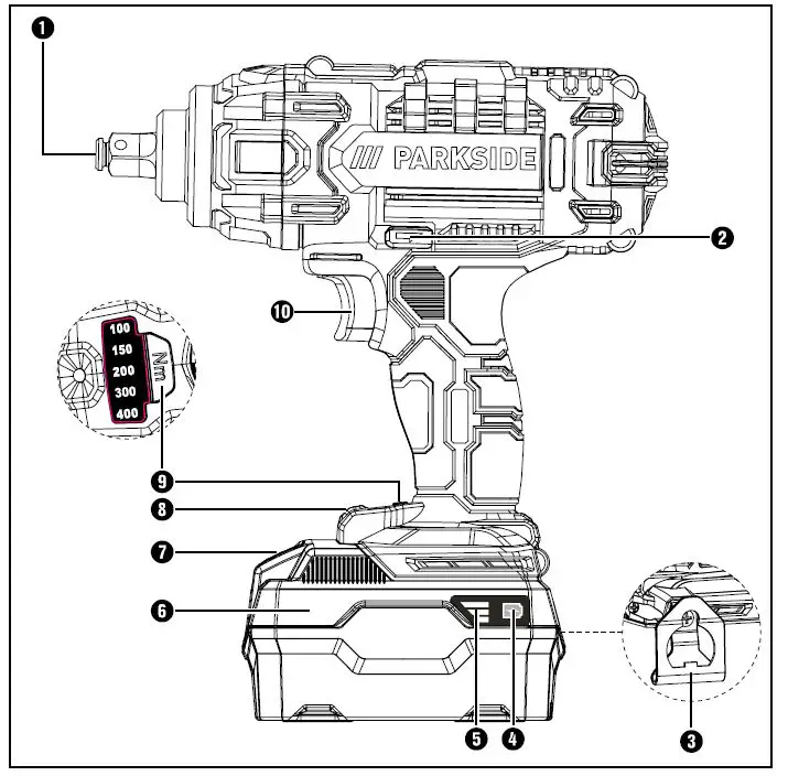 Parkside performance PASSP 20-Li A2 Manuals