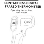 Piper Home TG8818N Contactless Digital Infrared Thermometer Manual Thumb
