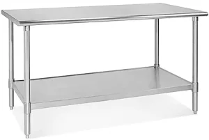 ULINE Stainless Steel Work Table Manual Image