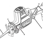 RYOBI Brushless 18V Compact Reciprocating Saw Manual Thumb