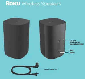 Roku Wireless Speaker Manual Image