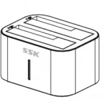 SSK Hard Disk Docking Manual Thumb