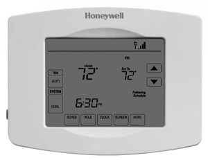 Honeywell WiFi Touchscreen Thermostat RTH8580WF Manual Image