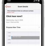 Delete spam calendars and events on iPhone manual Thumb