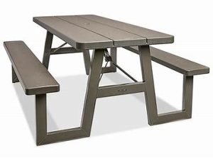 ULINE Folding Picnic Table – 6′ Manual Image